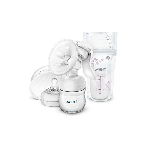 Молокоотсос ручной Avent Philips Comfort с принадлежностями (с пакетами для грудного молока)