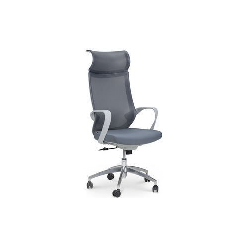 Кресло офисное NORDEN Спэйс gray/ светло-серый пластик/серая сетка/темно-серая ткань