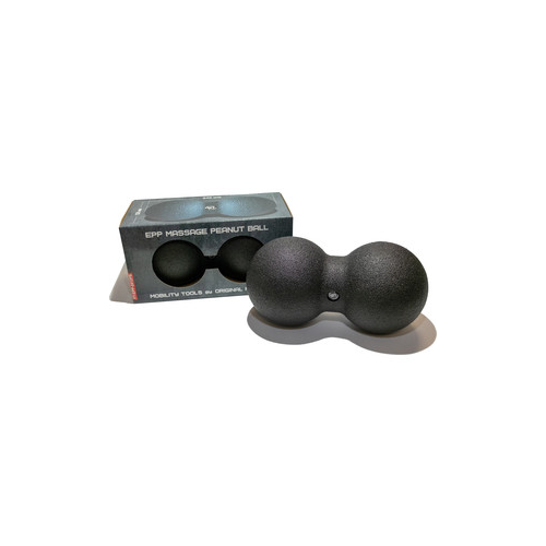 Мяч массажный Original Fit Tools сдвоенный 24 х 12 см черный