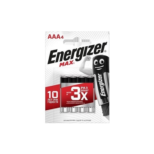 Батарейка ENERGIZER (4 шт) MAX E92/AAA 1,5V