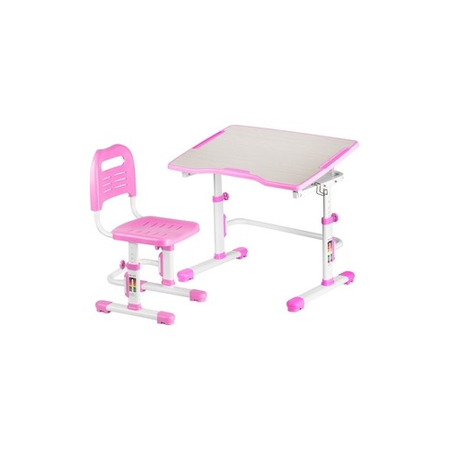 Комплект парта + стул трансформеры FunDesk Vivo II pink