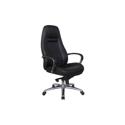 Кресло Riva Chair RCH F185 натуральная кожа черный (А8)