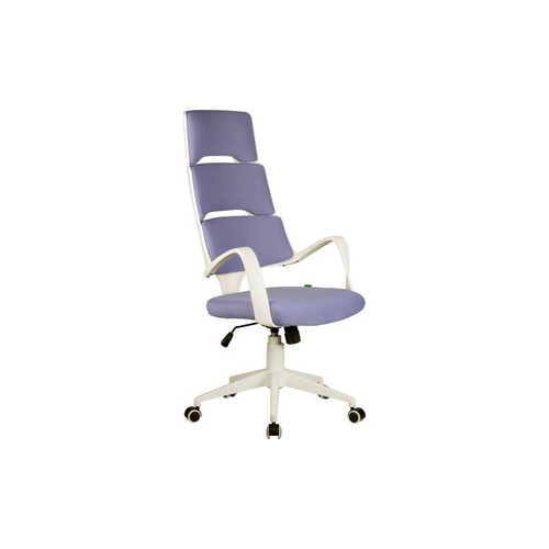 Кресло Riva Chair RCH Sakura белый пластик, лиловая ткань (274)