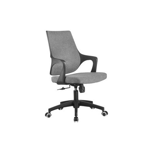 Кресло Riva Chair RCH 928 пластик черный кашемир серый