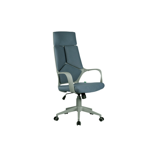 Кресло Riva Chair RCH 8989 серый пластик, серая ткань (60)