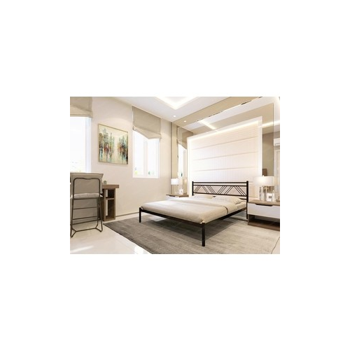 Кровать Стиллмет Аркон серый металлик 160x200