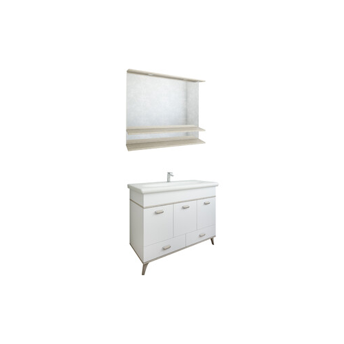 Мебель для ванной Sanflor Бруно 105 белый орегон