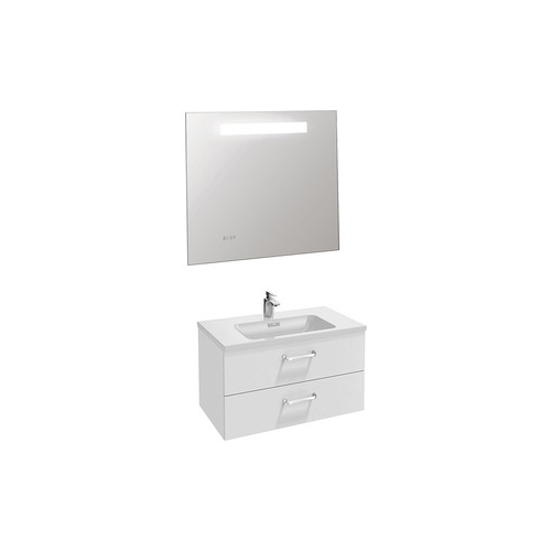 Мебель для ванной Jacob Delafon Vox 80 белый, 2 ящика, изогнутые ручки