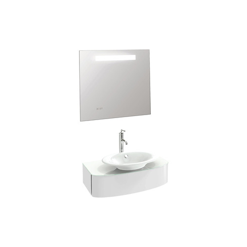 Мебель для ванной Jacob Delafon Presquile 80 белый блестящий, 1 ящик