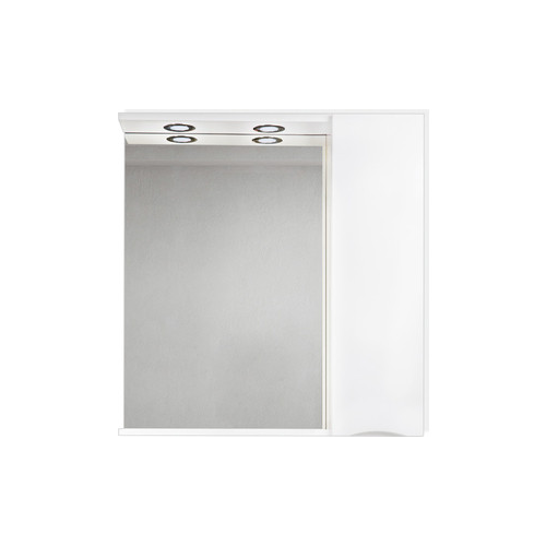 Зеркальный шкаф BelBagno Marino правый, белый (MARINO-SPC-900/750-1A-BL-P-R)