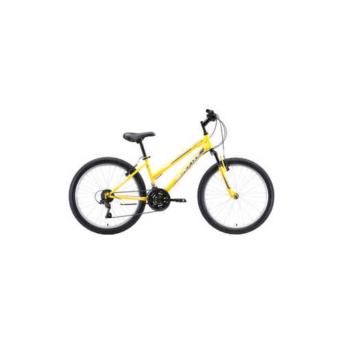 Велосипед Black One Ice Girl 24 (2019) жёлтый/белый/серый