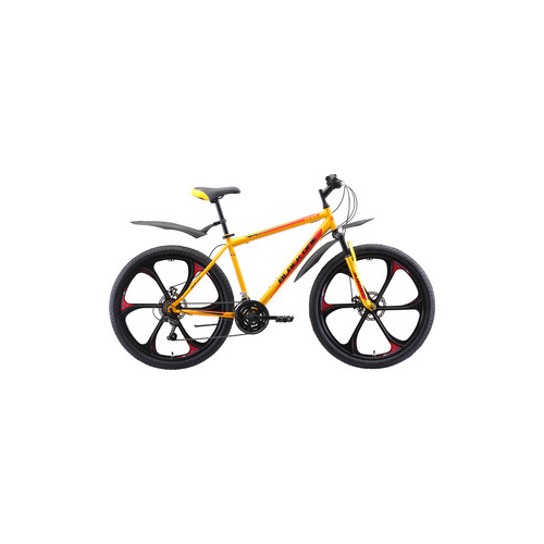 Велосипед Black One Onix 26 D FW (2019) жёлтый/чёрный/красный 20''