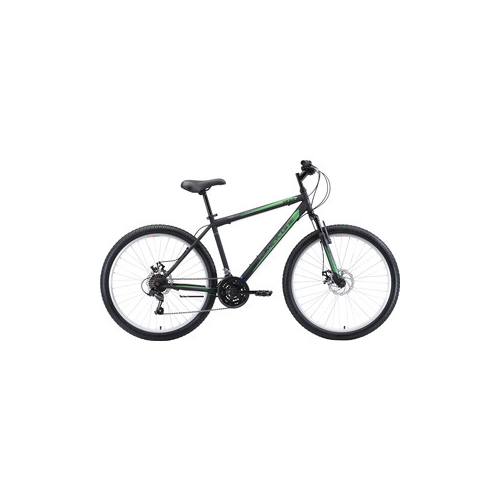 Велосипед Black One Onix 26 D (2020) чёрный/серый/зелёный 18''