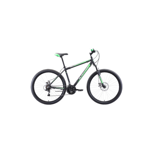 Велосипед Black One Onix 27.5 D Alloy (2019) чёрный/зелёный/серый 16''