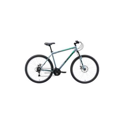 Велосипед Black One Onix 27.5 D (2019) серый/чёрный/зелёный 22''