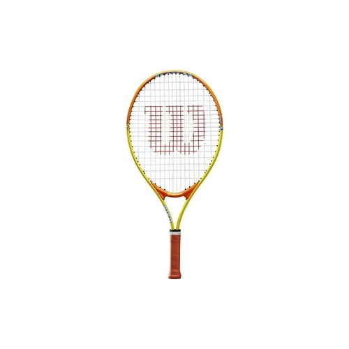 Ракетка для большого тенниса Wilson SLAM 23, WRT20390U, для 7-8 лет, желто-оранжевая