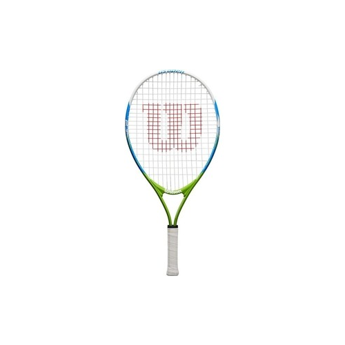 Ракетка для большого тенниса Wilson US OPEN 23, WRT20320U, для 7-8 лет, бело-сине-зеленый