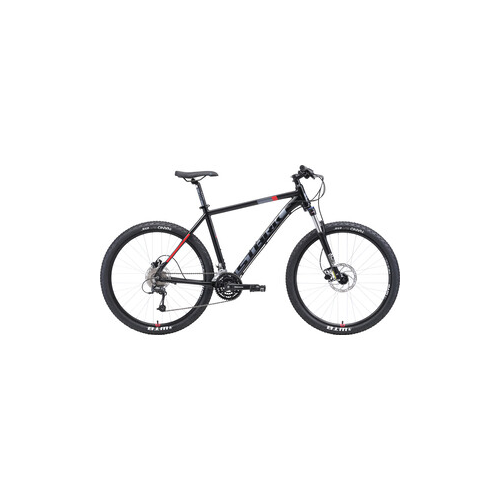 Велосипед Stark Armer 27.6 HD (2019) чёрный/серый/красный 18''