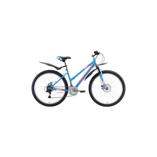 Велосипед Stark Luna 26.1 D (2020) голубой/розовый/серебристый 18''