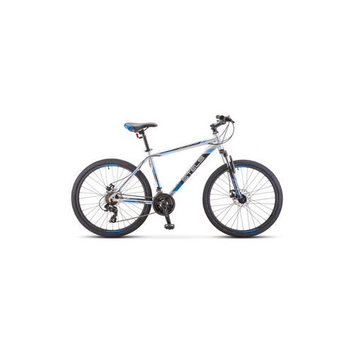 Велосипед Stels Navigator 500 MD 26 F010 (2019) 18 серебристый/синий