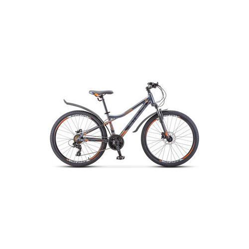Велосипед Stels Navigator 610 D 26 V010 (2020) 14 антрацитовый/оранжевый