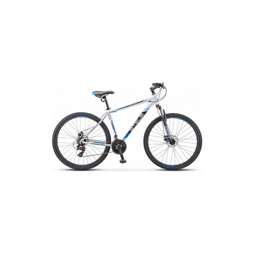 Велосипед Stels Navigator 700 MD 27.5 F010 (2020) 21 серебристый/синий