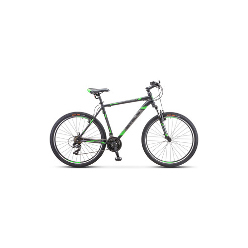 Велосипед Stels Navigator 700 V 27.5 F010 (2019) 17.5 черный/зеленый