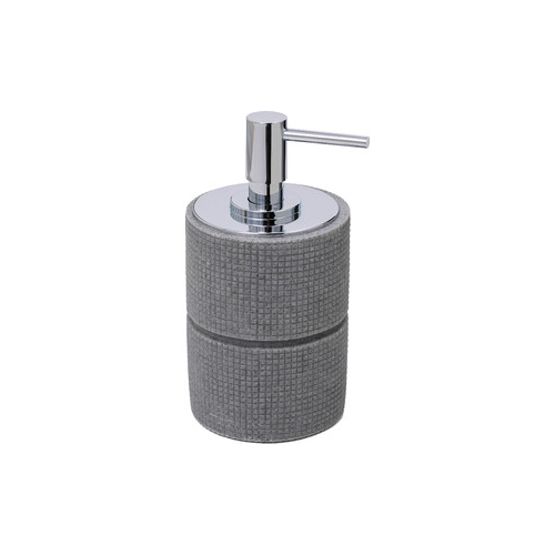 Дозатор для мыла Fixsen Nero серый, хром (FX-240-1)