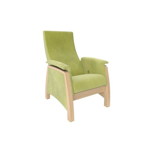 Кресло-глайдер Мебель Импэкс Balance 1 натуральное дерево/ Verona apple green