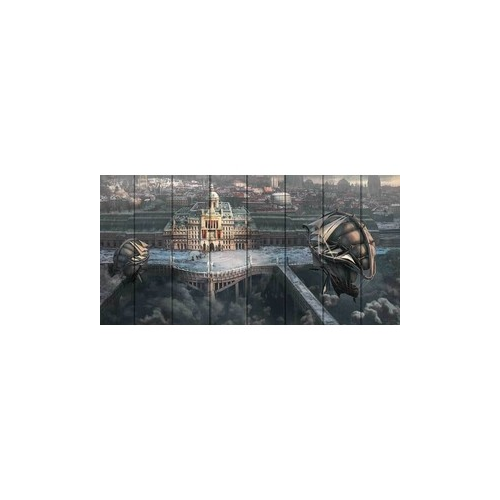 Картина на дереве Дом Корлеоне Город науки 70x140 см