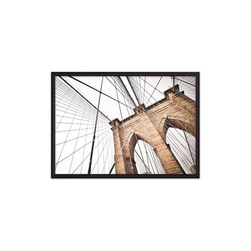Постер в рамке Дом Корлеоне Бруклинский мост 50x70 см