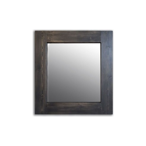 Настенное зеркало Дом Корлеоне Венге 55x55 см