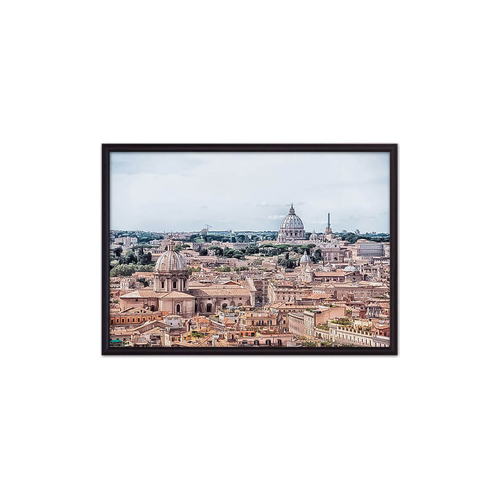 Постер в рамке Дом Корлеоне Панорама Рима 50x70 см