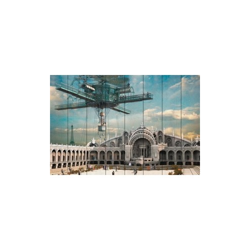 Картина на дереве Дом Корлеоне Париж 2084 80x120 см