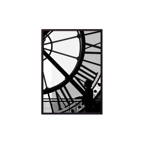 Постер в рамке Дом Корлеоне Часы Париж 50x70 см