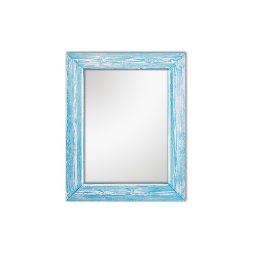 Настенное зеркало Дом Корлеоне Шебби Шик Голубой 65x65 см