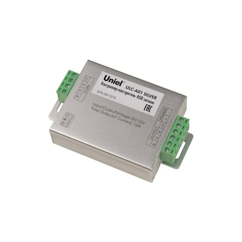 Контроллер-повторитель RGB сигнала Uniel ULC-A01 Silver