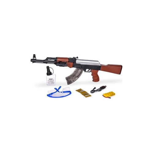 Автомат CS Toys AK-47 с гелевыми пулями на аккумуляторе (2 режима стрельбы + лазер) - A47N