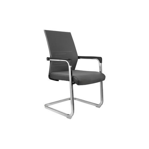 Кресло Riva Chair RCH D818 серая сетка на полозьях