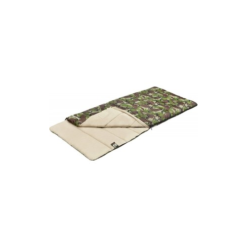 Спальный мешок Jungle Camp Traveller Comfort XL, широкий, левая молния, цвет камуфляж
