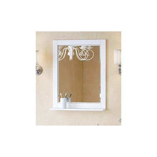 Зеркало с полкой Corozo Техас 60 белое (SD-00000276)