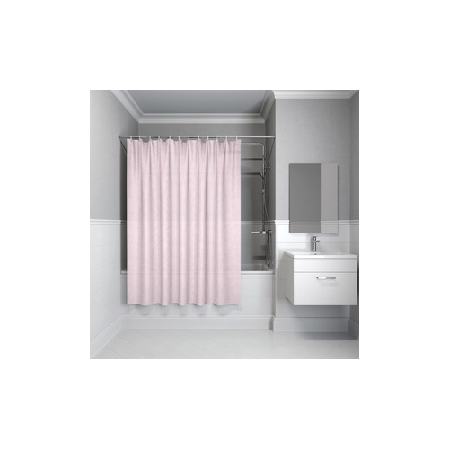 Штора для ванной IDDIS Basic 180x200, розовая (B55P218i11)