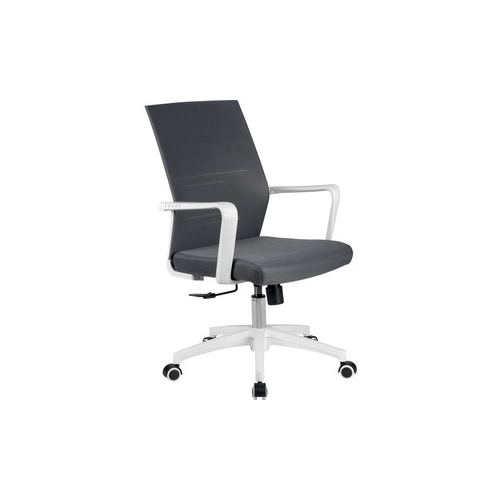 Кресло Riva Chair RCH B819 белый пластик/серая сетка