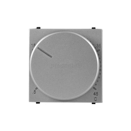 Терморегулятор ABB теплого пола Zenit с выносным датчиком серебро