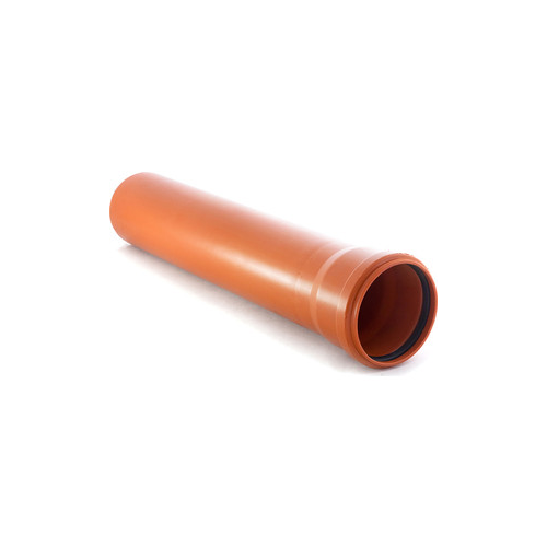 Труба наружной канализации Пиарком класс жесткости SN 2, DN110 мм, S 2,7 мм, 4000 мм (15576)