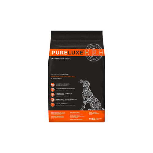 Сухой корм PureLuxe для взрослых собак с лососем и горошком 1,81кг