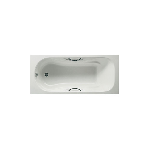 Чугунная ванна Roca Malibu 160x75 Antislip, с отверстиями для ручек (A2310G000R)