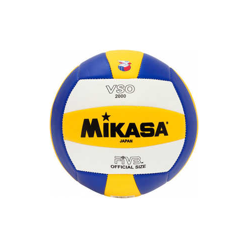 Мяч волейбольный Mikasa VSO2000, размер 5, цвет бел-жел-син