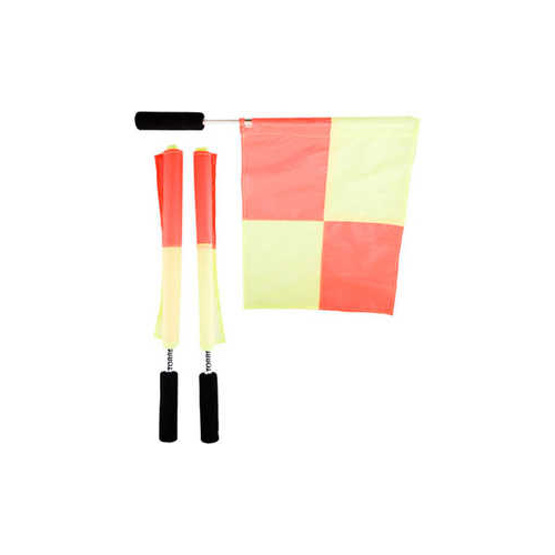 Флаги для боковых судей Torres SS1031, комплект из двух флагов, оранжево-желтые