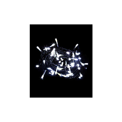 Гирлянда Light Светодиодная нить 10 м белая 220V чёрный провод (мерцание 100 процентов)